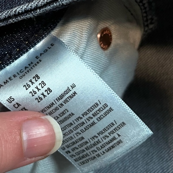 American Eagle AirFlex+ Temp Tech Slim Mens Jeans 26X28 - Picture 4 of 7